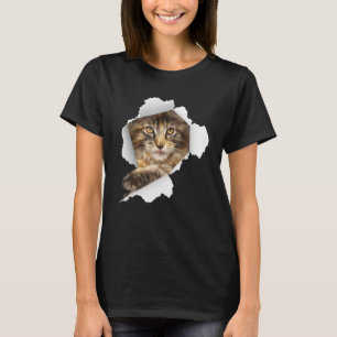 Maine Coon Katten Kitten Leuke Kat T-shirt