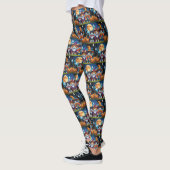 Maine Coon Katten Pompoen Halloween Grappig Leggings (Links)