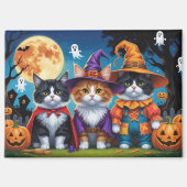 Maine Coon Katten Pompoen Halloween Grappig Magneet (Voorkant)