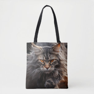 Maine Coon Kattenjacht Tote Bag