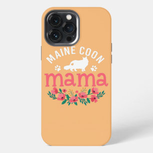 Maine Coon kattenliefhebber cadeaus voor vrouwen m iPhone 13 Pro Max Hoesje