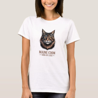 Maine Coon King of Cats - Majestic Feline Gift T-shirt