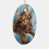 Maine Coon Kitten Ornament (Rechts)