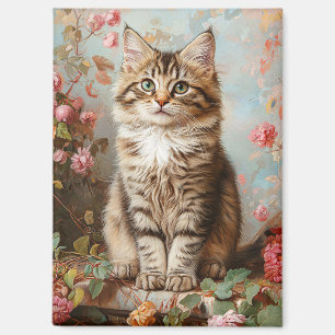  Maine Coon Kitten Schilderij Magneet