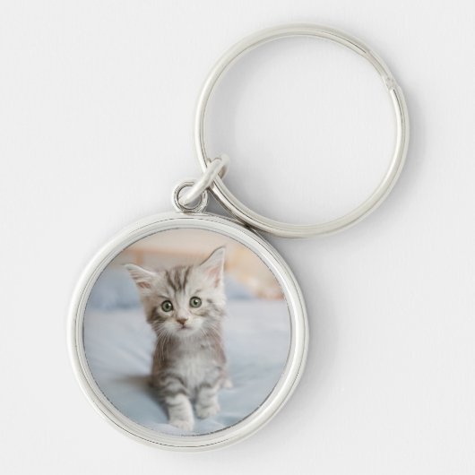 Maine Coon Kitten Sleutelhanger (Voorkant)
