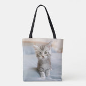 Maine Coon Kitten Tote Bag (Achterkant)