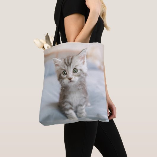 Maine Coon Kitten Tote Bag (Dichtbij)