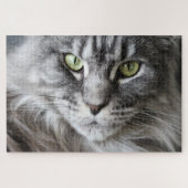 Maine Coon Kitty Cat Cute Fun Animal Legpuzzel (Horizontaal)