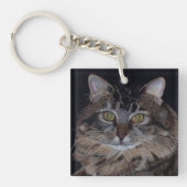 Maine Coon Kitty Cat Sleutelhanger (voorkant)