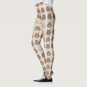 Maine Coon Lieve Kattenliefhebber Patroon Leggings (Links)