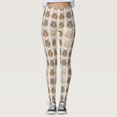 Maine Coon Lieve Kattenliefhebber Patroon Leggings (Voorkant)