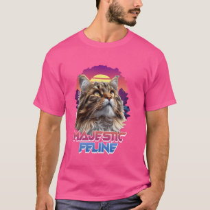 Maine Coon MAJESTIC FELINE Cat Owner Maine T-shirt