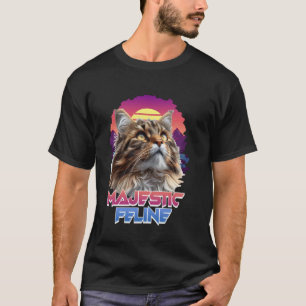 Maine Coon MAJESTUEUZE KAT Huidige Kattenbezitter T-shirt