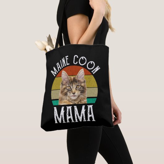 Maine Coon Mama Tote Bag (Dichtbij)