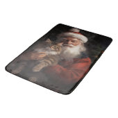 Maine Coon met Sinterklaas Festive Kerst  Badmat (Gekanteld)