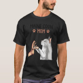 Maine Coon Mom Cat Owner Lovers T-shirt (Voorkant)