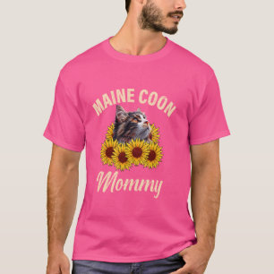 MAINE COON MOM Maine Coon Mama Kat Moeder Maine C T-shirt