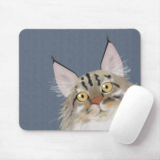 Maine Coon Mousepad Muismat (Met muis)