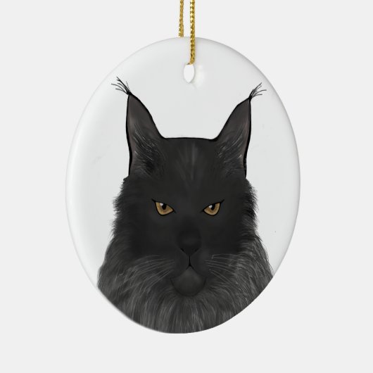 Maine Coon Ornament (Rechts)