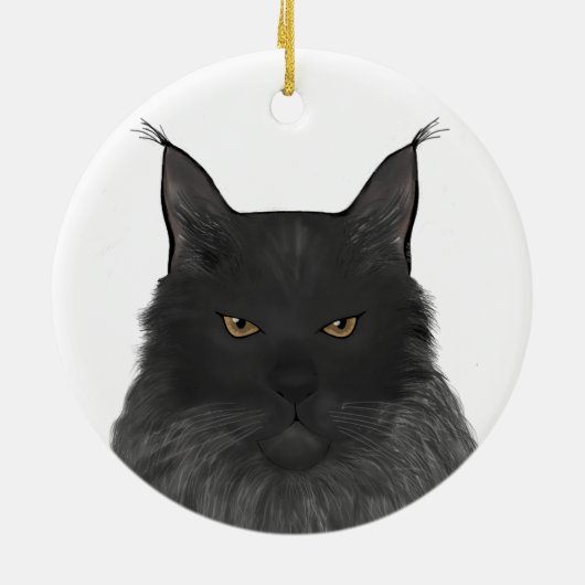 Maine Coon Ornament (Achterkant)
