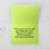 Maine Coon Poes Kitten Cute Aanpasbare Kaart (Binnen)