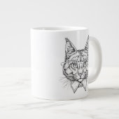 Maine Coon Portrait Grote Koffiekop (Voorkant rechts)