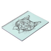 Maine Coon Portrait Notitieboek (Linkerzijde)