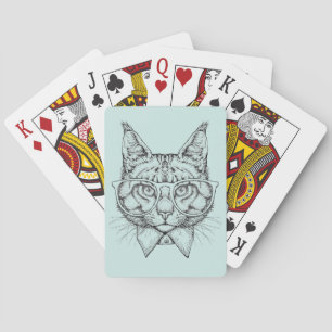 Maine Coon Portrait Pokerkaarten