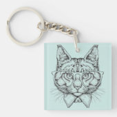 Maine Coon Portrait Sleutelhanger (Voorkant)