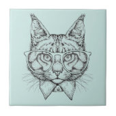 Maine Coon Portrait Tegeltje (Voorkant)