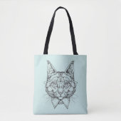Maine Coon Portrait Tote Bag (Voorkant)