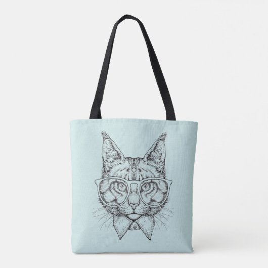 Maine Coon Portrait Tote Bag (Achterkant)