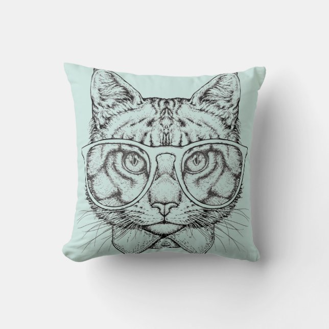 Maine Coon Portret Kussen (Voorkant)
