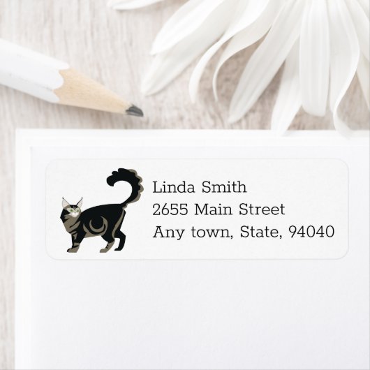 Maine Coon  Return Address Label (Insitu)