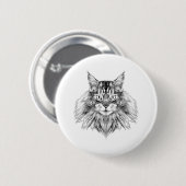 Maine Coon Ronde Button 5,7 Cm (Voorkant /achterkant)