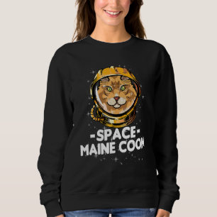 Maine Coon Ruimte Astronaut Kat Mam Trui