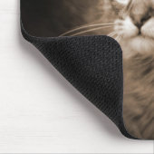 Maine Coon Sepia #1 Mousepad Muismat (Hoek)