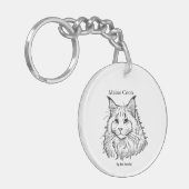 Maine Coon Sleutelhanger (Voorkant Links)