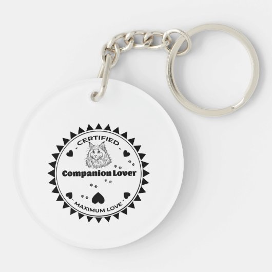 Maine Coon Sleutelhanger (Achterkant)