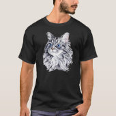 Maine Coon T Shirt - Gift for Cat Lovers (Voorkant)