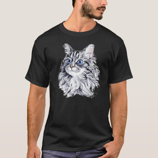 Maine Coon T Shirt - Gift for Cat Lovers (Voorkant)