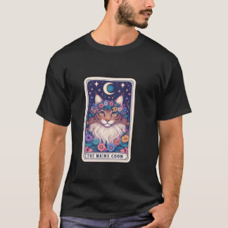 Maine Coon Tarotkaart T-shirt
