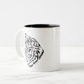 Maine Coon Tycoon Tweekleurige Koffiemok (Voorkant links)