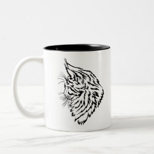 Maine Coon Tycoon Tweekleurige Koffiemok