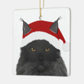 Maine Coon Vakantie Ornament (Links)
