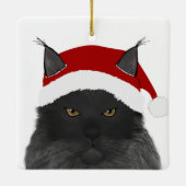 Maine Coon Vakantie Ornament (Achterkant)
