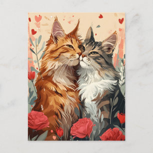 Maine Coon Valentijnsdag Briefkaart