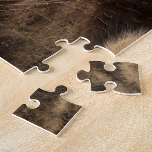 Maine Coon voor Kerstmis met verzamelaar Legpuzzel (Zijkant)