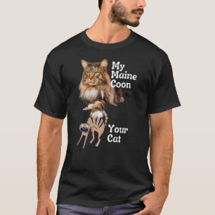 Maine Coon vs. je kat Maine Coon T-shirt