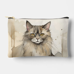 Maine Coon Waterverf Etui